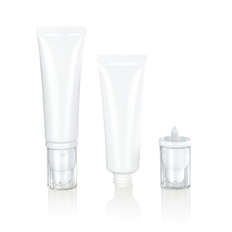 30/50ml Leere Tragbare Tuben zum Ausdrücken Foundation BB Cream Kosmetische Lotion Reiseflasche mit Vakuumpumpe Nachfüllbarer Behälter