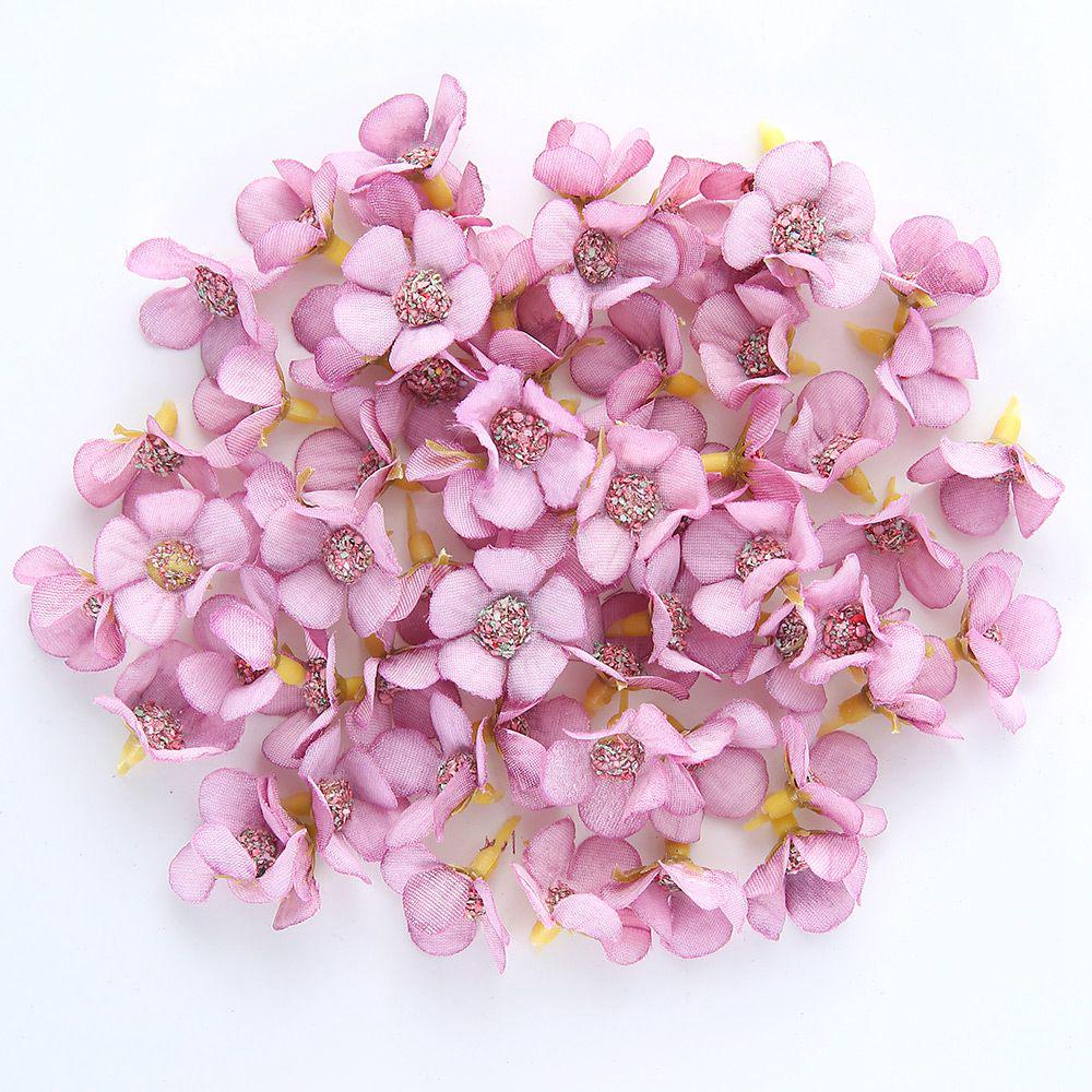 50/100 Stück Mini Gänseblümchen Künstliche Blumenköpfe Seide DIY Bilderrahmen Foto Requisiten Heimdeko Muttertag Hochzeit Dekoration