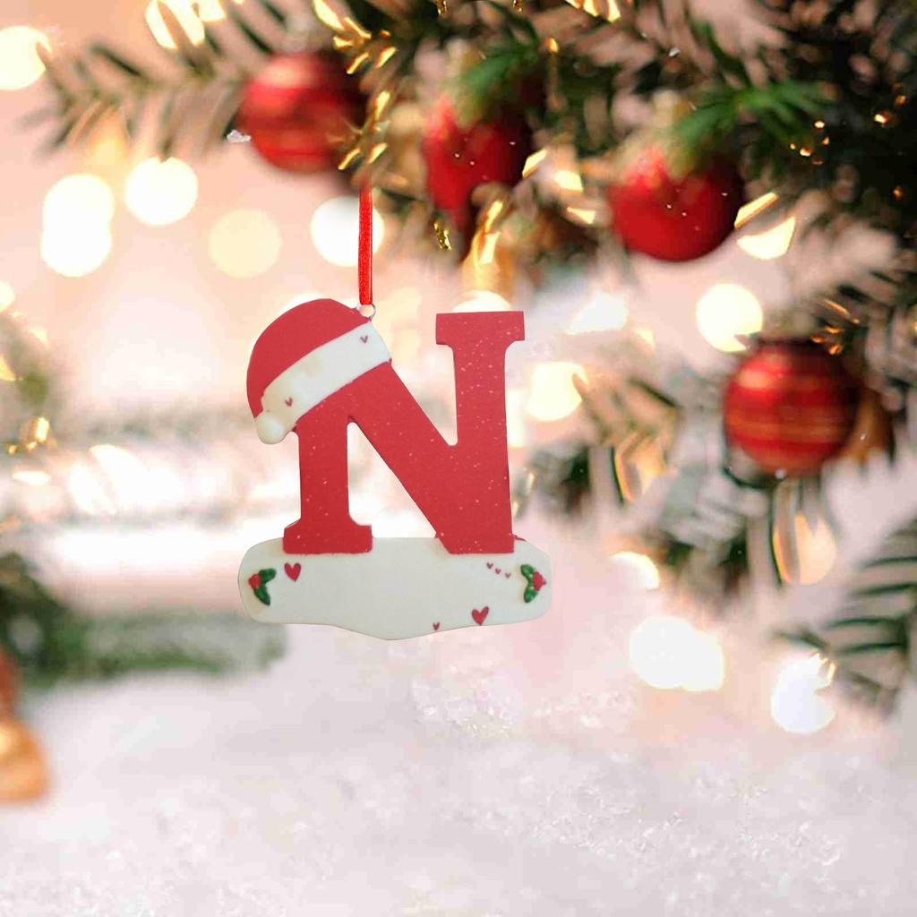 Christmas Tree Decoration Pendant Personalized Christmas 26 Letter Ornaments