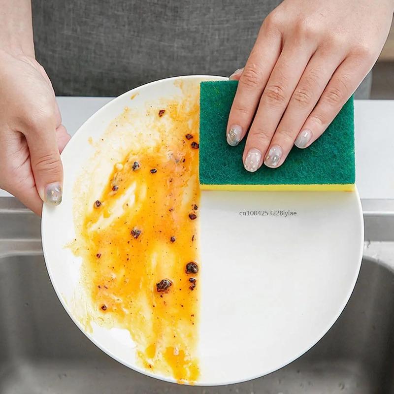 Highly Absorbent Cleaning Sponges Dish washing Magic Clean Pot Rust Stain Sponge Brush Kitchen Grease Cleaner Household Tools