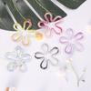 DIY Elegant Hollow Flower Pendant Hollow Flower Jewelry Making Accessories Acrylic Material for Jewelry Necklace Making