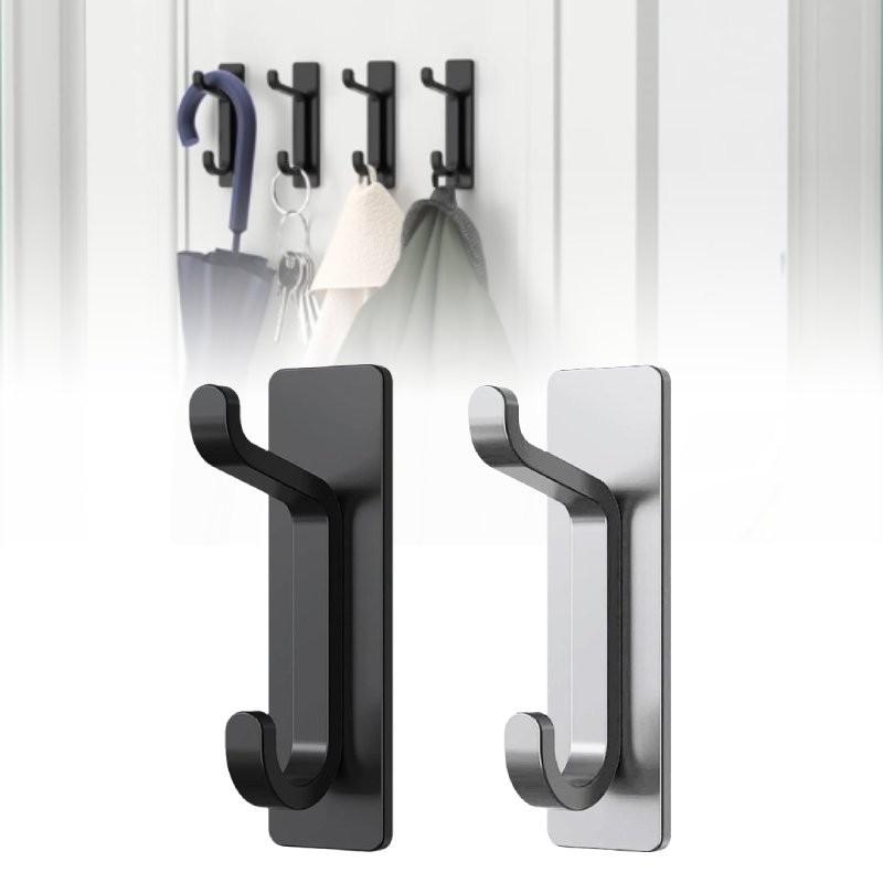 Stainless Sticky Steel Hook Household Kitchen Bathroom Hanging Towel Clothes