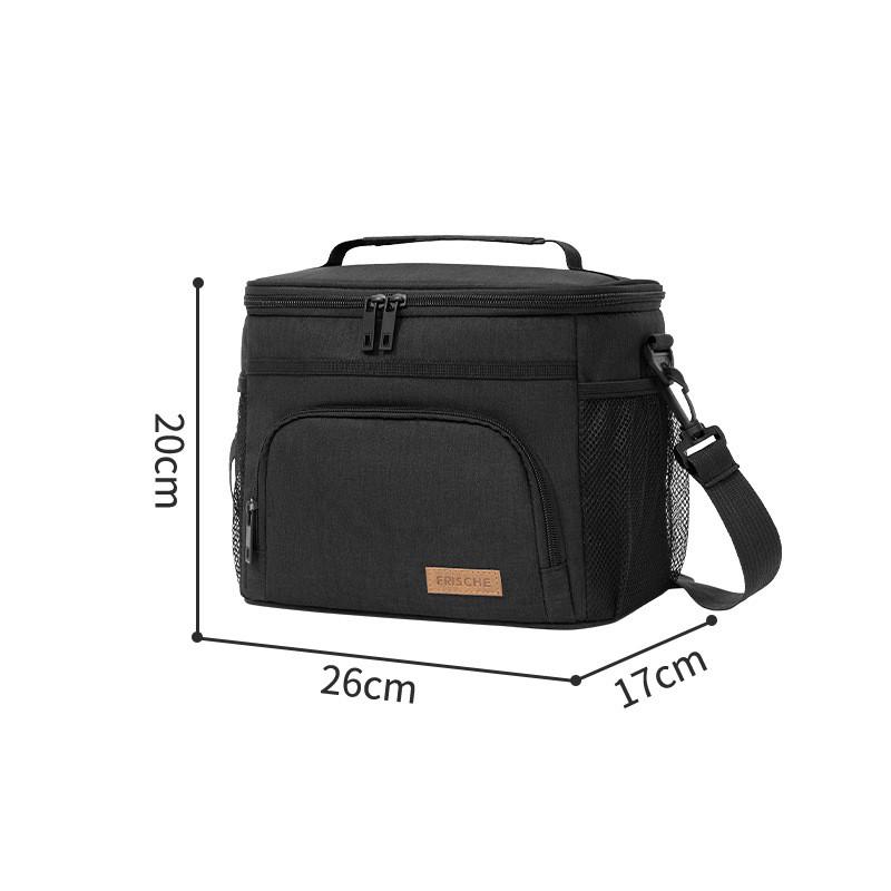 Oxford Cloth Large Capacity Insulated Lunch Bag With Waterresistant Design For Outdoor Picnics