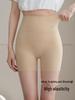 Women's Plus Size High Waist Shark Skin Cycling Shorts with Tummy Control and Built-in Underwear