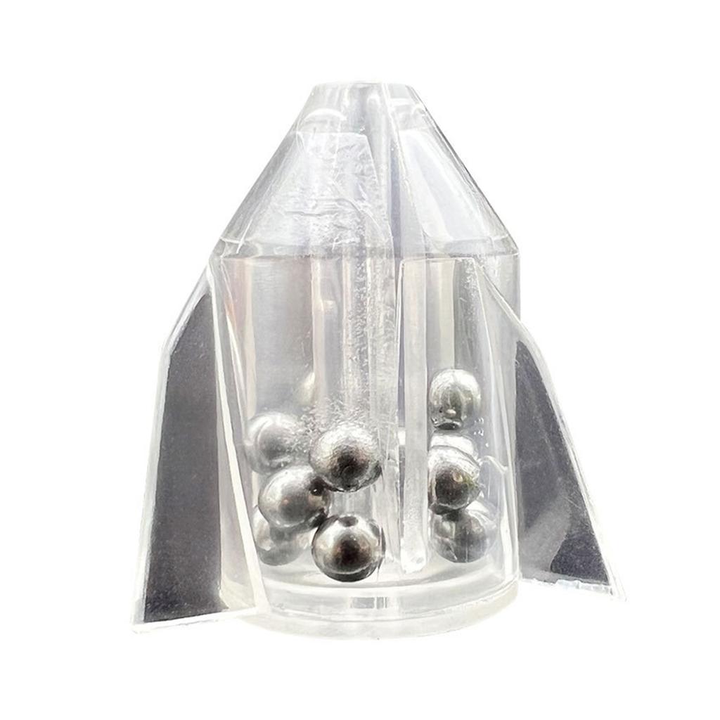 5 Pack Multifunctional Fishing Attractor for Fishing Outdoor Fishing Line Rattles Fishing Attractor with Ringing Beads