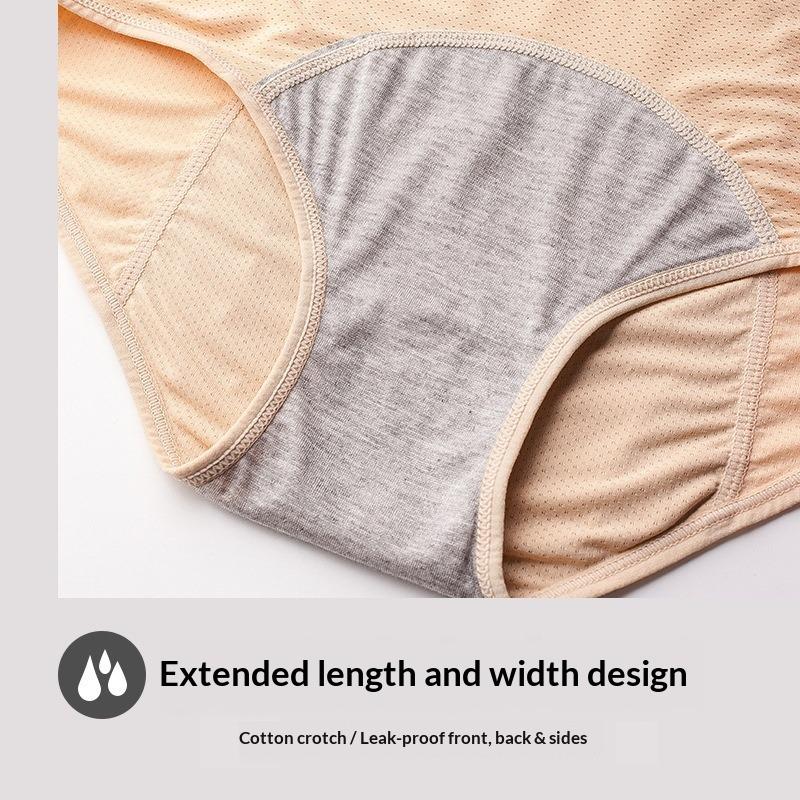 Damska Wiosna i Jesień Wygodna Oddychająca Talia Okres Fizjologiczny Nieprzeciekliwa Bielizna