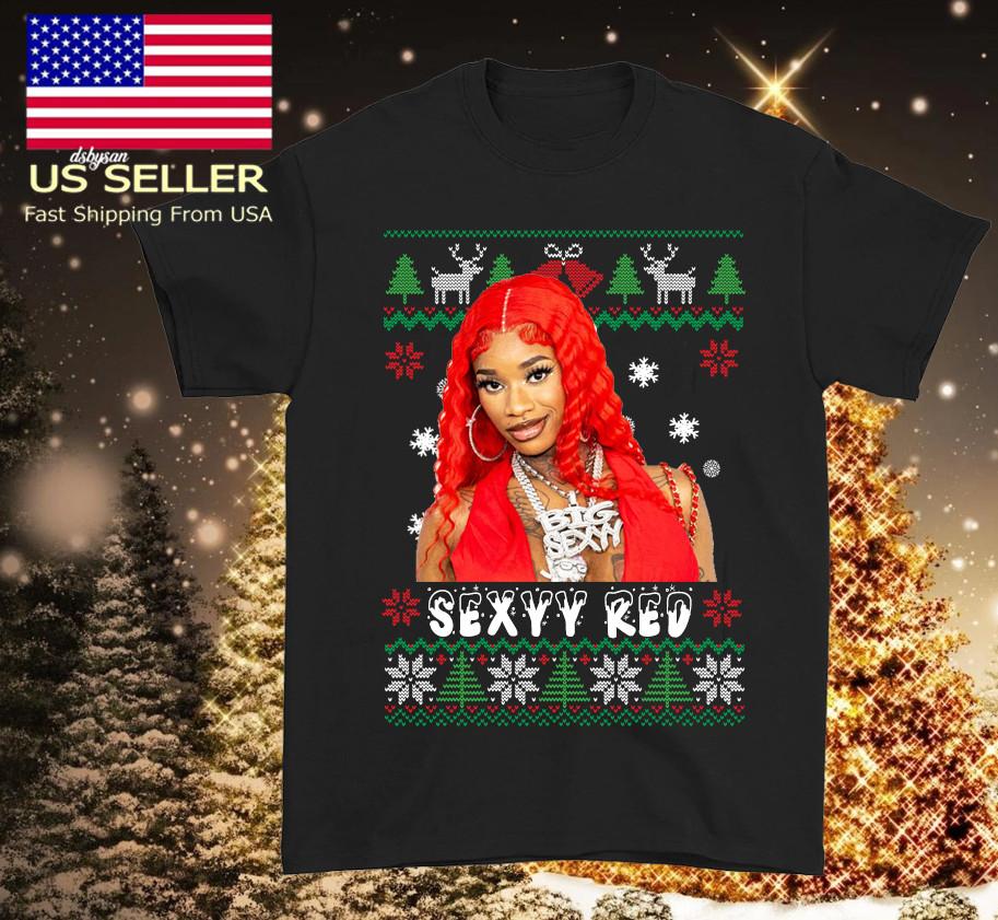 Sexyy Red rapper CHRISTMAS black T-shirt Unisex All sizes 1F1366 Unisex T-Shirt XXXXL