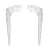 White Gold Color Shoulder Decoration Beaded Sequins Tassel Chain Wedding Dress Decoration Lace Handmade Gold Embroidery