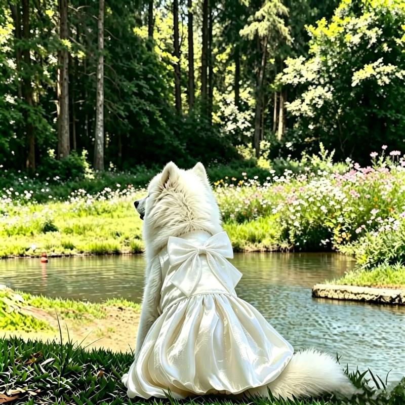 Large Dog Wedding Dress Female Dog