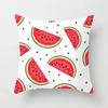 45*45 Fruit Cushion Cover For Wedding Decoration Pillow Case Avocado Orange Strawberry Print Home Decor Party