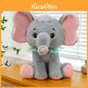 Cute Elephant Plush Toy With Pp Cotton Filling Soft Short Fur For Girls Gift