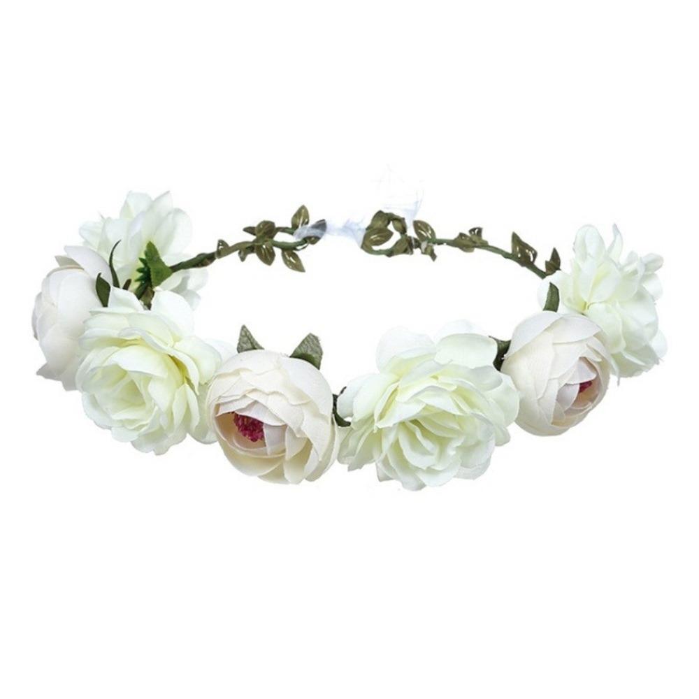 Bohemia Floral Headband Cloth Bridal Garland New Hair Bands  Birthday Party