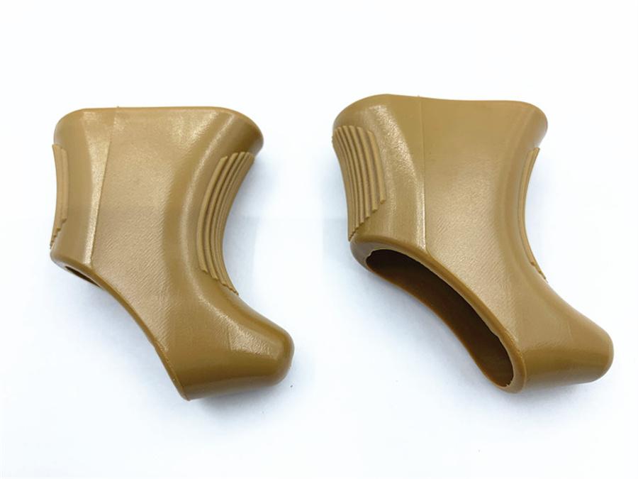 One Pair of Shield Brake Lever Hoods Brown for Campagnolo  Nuovo / Super Record