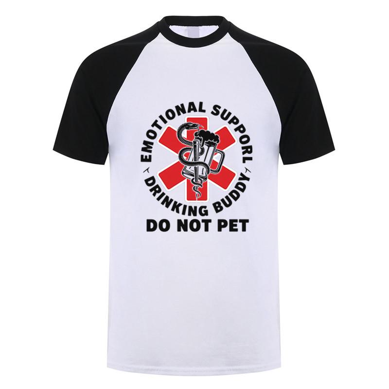 Emotional Support Drinking Buddy Beer Graphic Tshirt Funny Gift Casual Cotton Tee Dy316