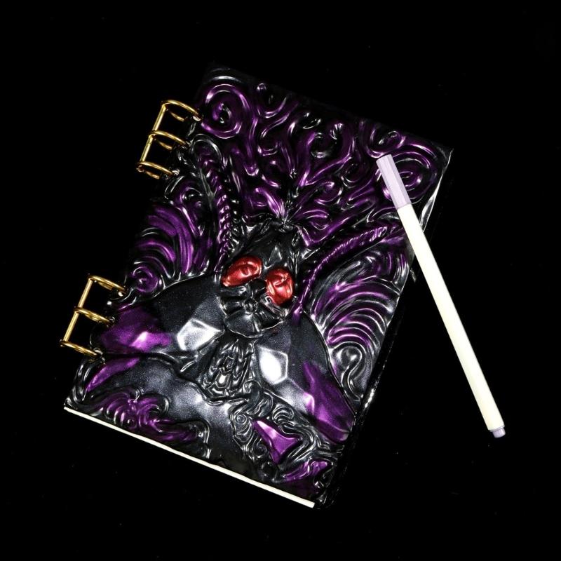 Notebook Cover Resin Mold DIY Crystal UV Epoxy Silicone Molds Note Book Notepad Covers Resin Casting Mould with Rings