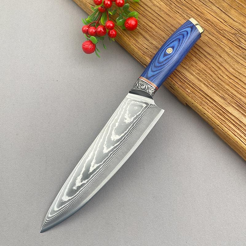 67Layer Damascus Steel Chef Knife Razor Sharp VG10 Home Kitchen Gyuto Slicing Meat Salmon Fish Vegetable Knives