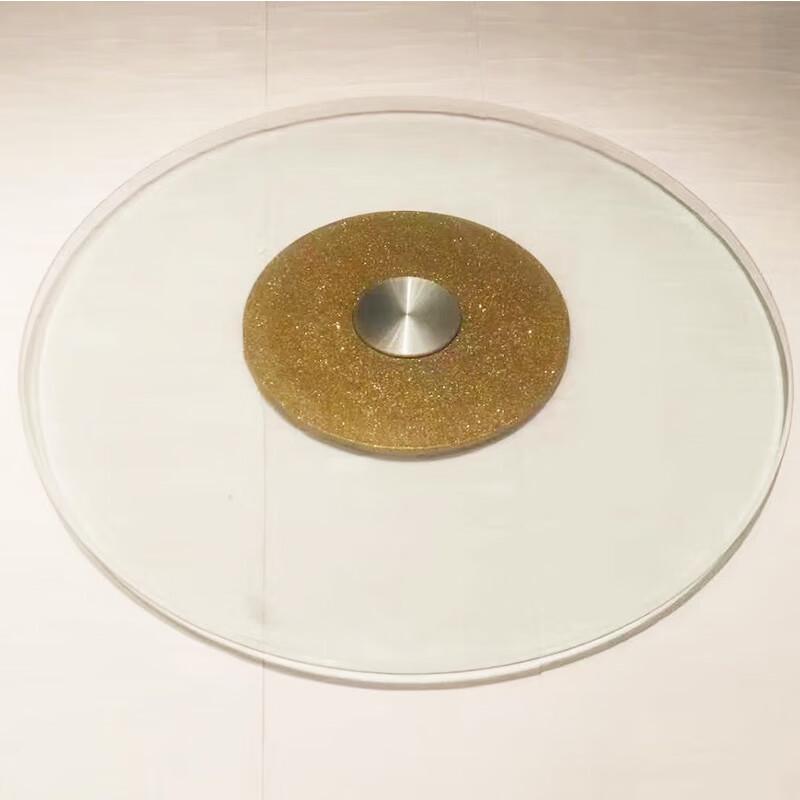 Sonne Mond Sterne Gehärtetes Glas Drehbarer Esstisch Drehteller