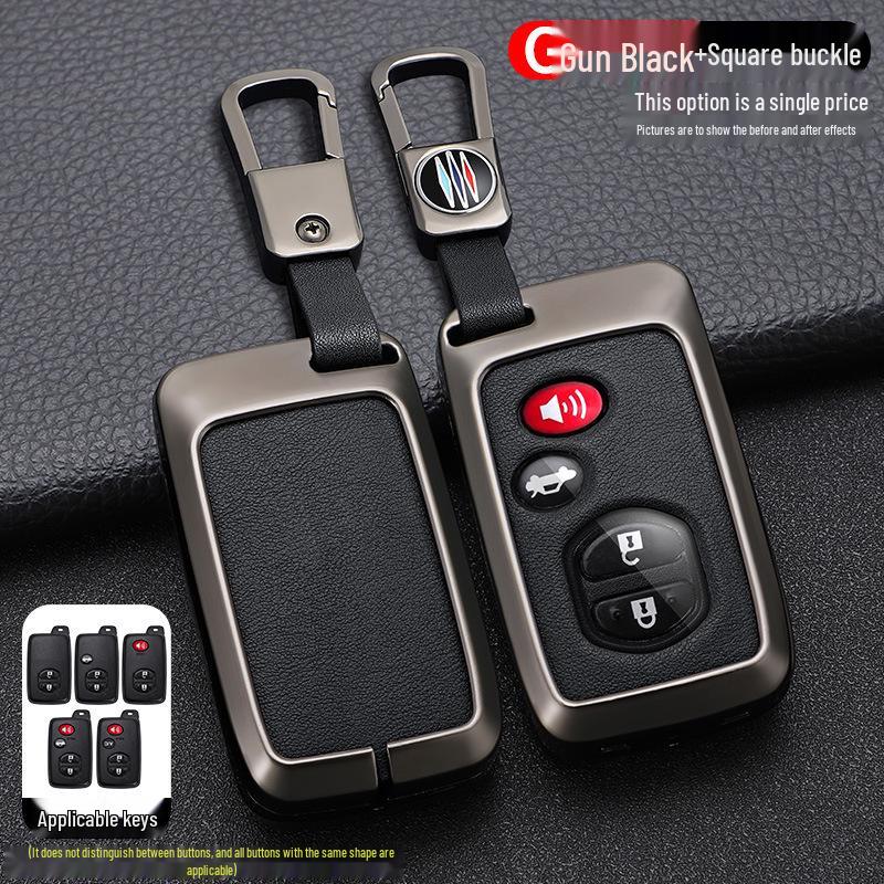 Compatible Key Case for Toyota Models: Corolla, Levin, Camry, Highlander, RAV4, Crown, CHR, Reiz