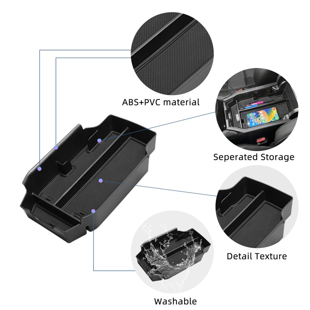 For Honda Accord 2025(Fuel US Version)Car Storage Box Interior Accessories Center Console Armrest Storage Organizer Tidying Tray