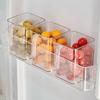 Transparenter Kühlschrank-Organizer, Lebensmittel-Aufbewahrungsbehälter, frische Gemüse- und Obstkörbe, Kühlschrank-Aufbewahrungsbox, Küchen-Organizer
