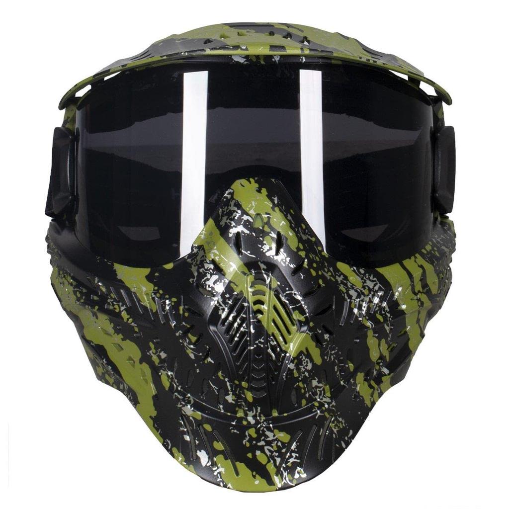 HK Army HSTL Paintballbrille Fracture - Svart/Oliven