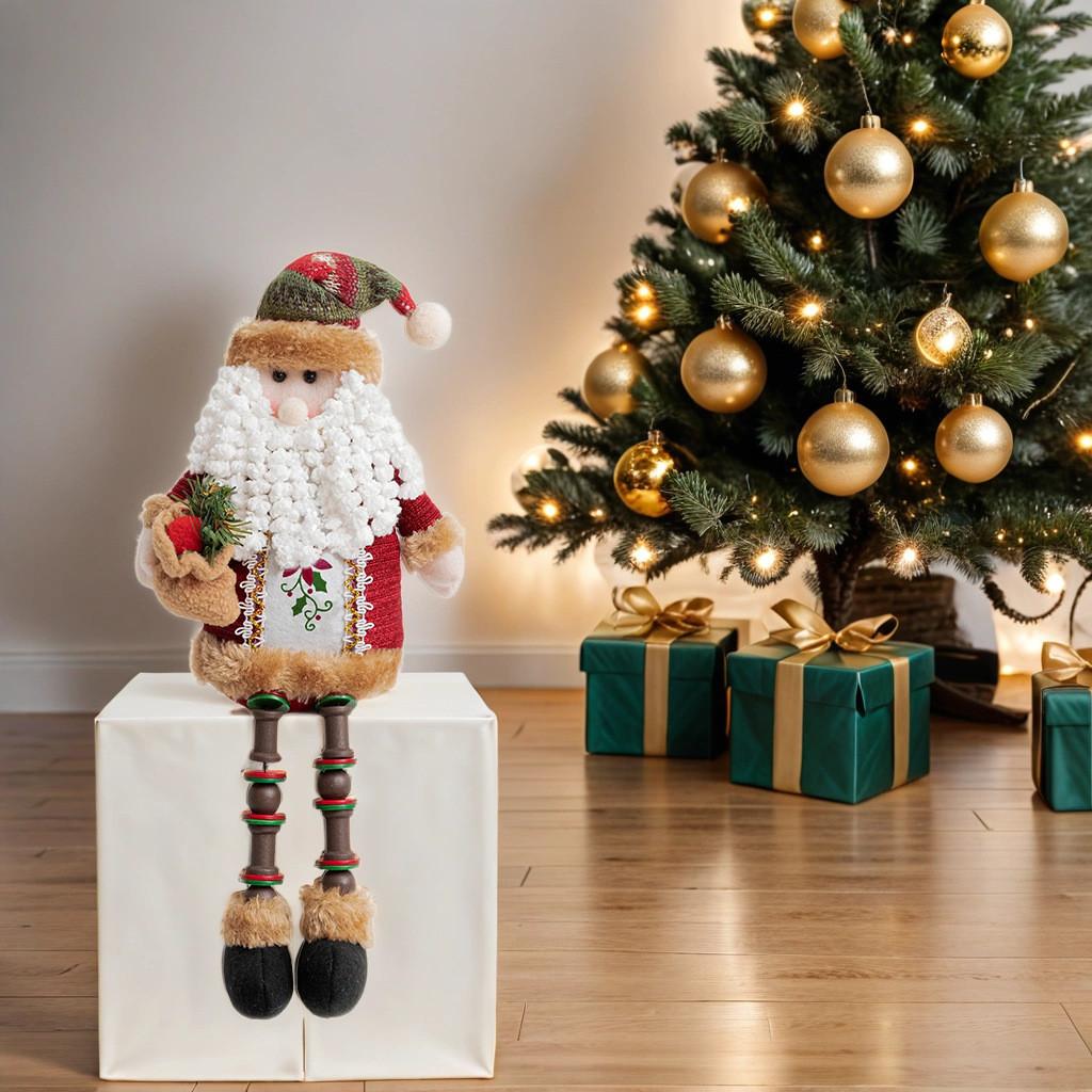 Рождественские украшения, куклы, рождественские фигурки, рождественские подарки, старик, снеговик, лось One Size