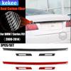 Carbon Fiber Car Accessories Trunk Decorative Exterior Trim Cover Soft Sticker For BMW 7 Series F01 730li 740li 750li 2009-2014