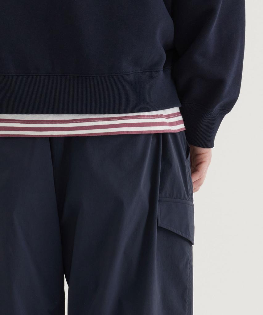 COVERNAT Tech Nylon Semi-Wide Cargo Jogger Pants Dark Navy