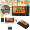 12/24V 100A MPPT Solar Panel Controller Batterieregler Dual USB Autofokus