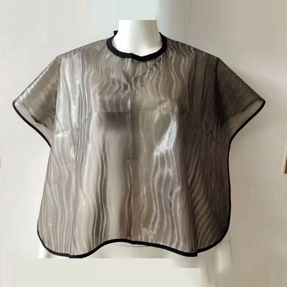 Praktischer wasserdichter Friseursalon-Umhang Wiederverwendbar Verstellbar Haarschneideumhang Friseurzubehör Haarfärbe-Schürze Färben von Haaren