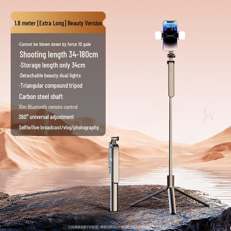Bluetooth selfie tyč: Přenosný teleskopický stativ pro fotografování mobilním telefonem a živé vysílání