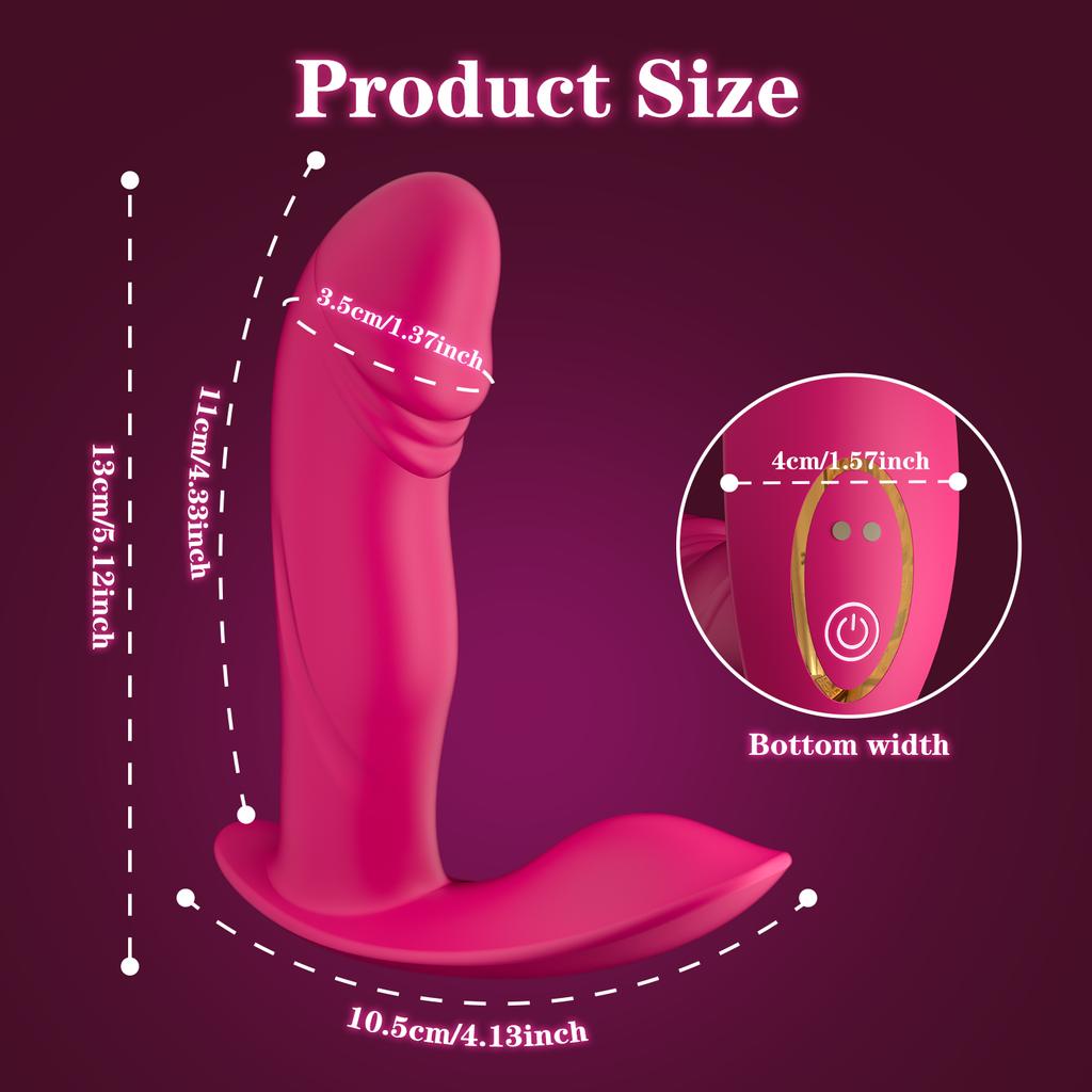 APP Ovládání Nositelný Dildo Vibrátor pro Ženy Stimulátor Klitorisu Masážní G-bodu Ženský Anální Kolík Vibrační Dospělé Sex Hračky