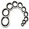 50/100/200PCS Bonded Seal Washers Zinc Plating Sealing Ring Gasket for Sump Plugs Oil M6 M8 M10 M12 M14 M16 M18 M20 M22 M30 Ring