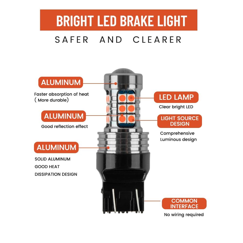 Bright and Stable LED Strobe Stop Bulbs Tail Blinking Light 1157T201156