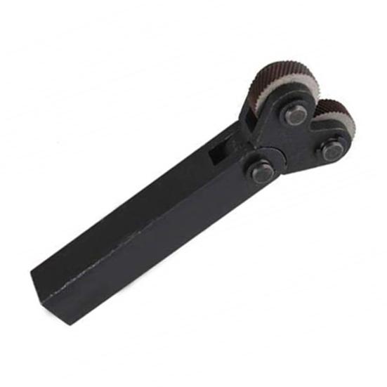 7Pcs Dual Wheel 0.5/1/2mm Linear Pitch Knurl Lathe Cutter Knurling Tool Kit Set