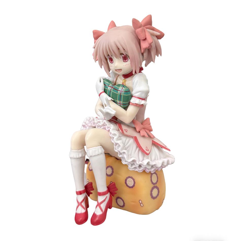 Figurină Aniem 15CM Puella Magi Madoka Magica Postură Șezând Figurină de Acțiune Madoka Model Fată Magică Statuie Decor Jucării Păpuși Cadou