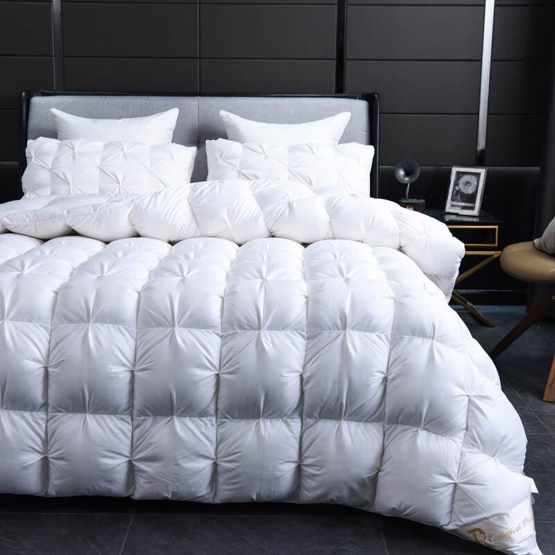 Luxury White Goose Feather Comforter
