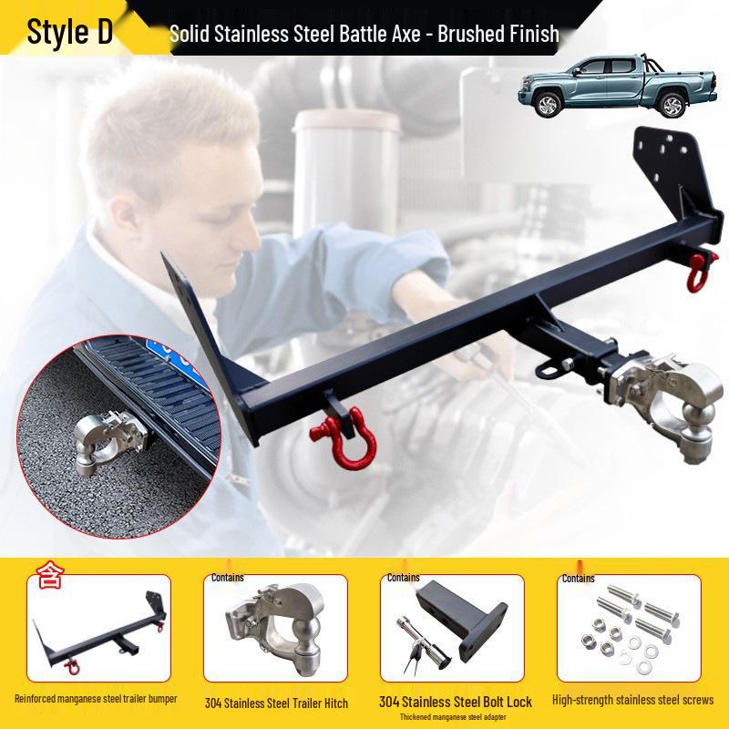 Heavy-Duty Stainless Steel Tow Bar for Great Wall Pao & Fengjun 5/6/7