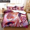 Anime Genshin Impact Lumine Duvet Cover Cartoon Girl Bedding Sets Twin Double Bed Set For Home Textiles