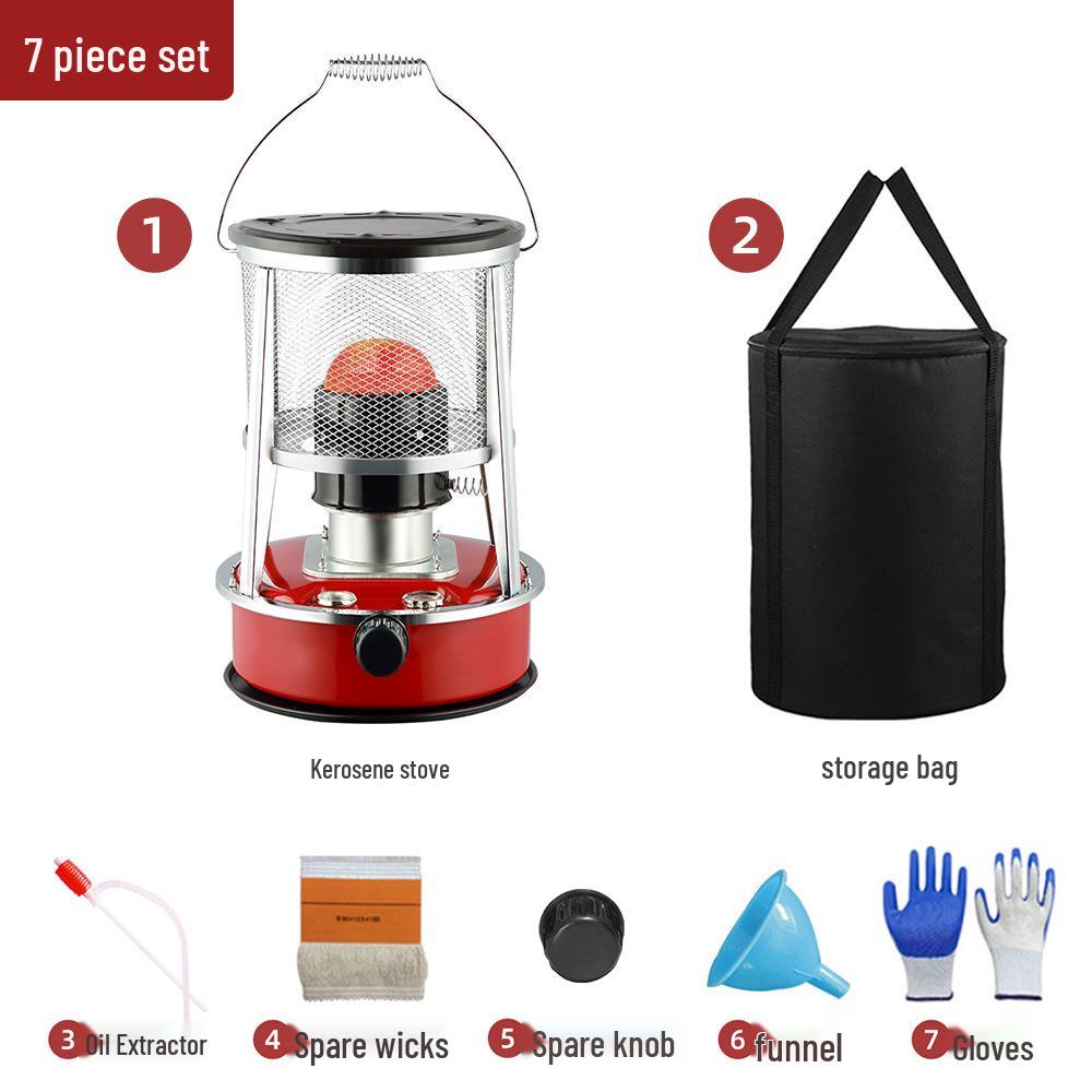 Portable Windproof Kerosene Heater & Stove for Camping, Ice Fishing, and Home Use