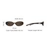 Gentle Monster X Jennie Collaboration Oval Sunglasses Unisex Sunglasses Brown Jennie-HushBR3