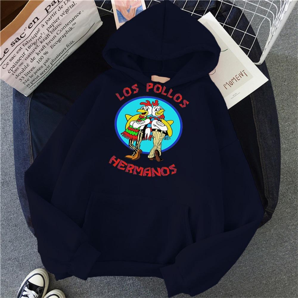 LOS POLLOS Hermanos Film für Frauen Hoodie Lustiges Chicken Brothers Sweatshirt Übergroße Männer Hoodies Pullover Hip Hop Streetwear