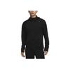 Nike Felpa con cappuccio e zip da uomo Yoga Dri-FIT a tinta unita Felpe Nere FB7779-010