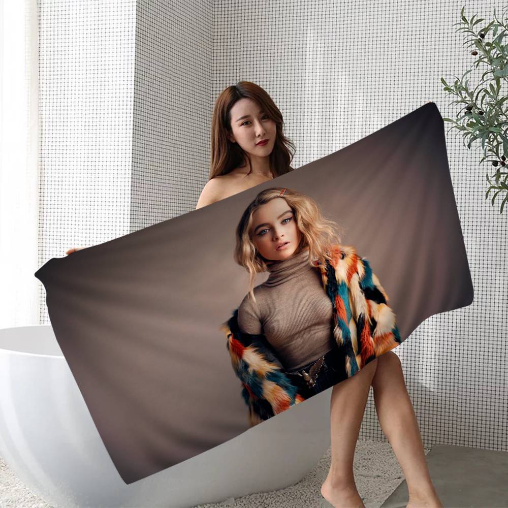 

S-Sabrina C-Carpenter Beach Towel Colorful Bath Towels For Girl Microfiber Quick Dry Sand Free Beach Yoga Spa Gym Pool W40*H60(CM)