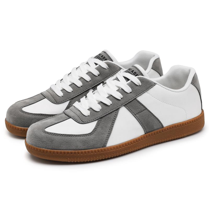 Men's Retro Fashion All-match Small White Shoes Sneakers German Training Shoes Forrest Gump Shoes Casual Men's Shoes