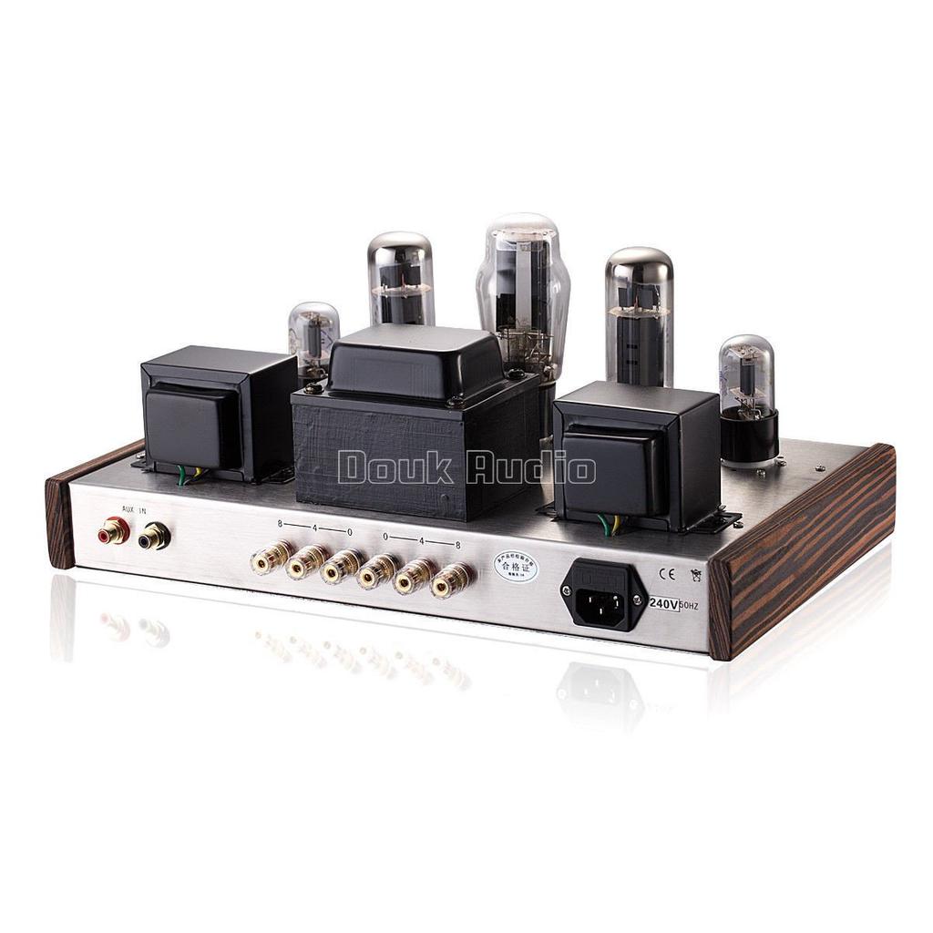 Nobsound Upper Edition 5U4G 6H8C EL34B HiFi EL34 Amplificatore valvolare completamente fatto a mano Amplificatore di potenza audio Amplificatore stereo Usi domestici