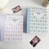 A5 Plaid Pattern Binder Cover Kpop 3 Inch Photo Card Album Idol Picture Poka Scrapbook Storage Book Replace Inner Pages Supplies