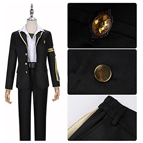 [Angel Moon] Twisted Wonderland Jack Howl Cosplay Costume Savanaclaw Dorm Uniform (Women's M)