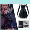 Stilvolles Misa Amane Death Note Anime Cosplay Schwarzes Kleid Für Halloween Und Partys
