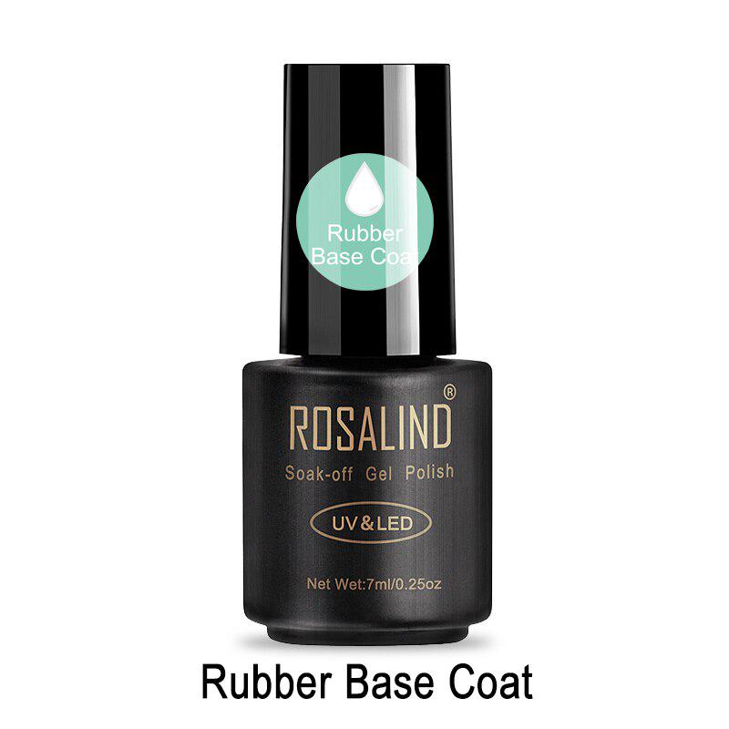 ROSALIND 7ml gelový lak na nehty Laser Top Semipermanentní UV laky Matt Top Primer Base Coat Vše pro manikúru Soak Off
